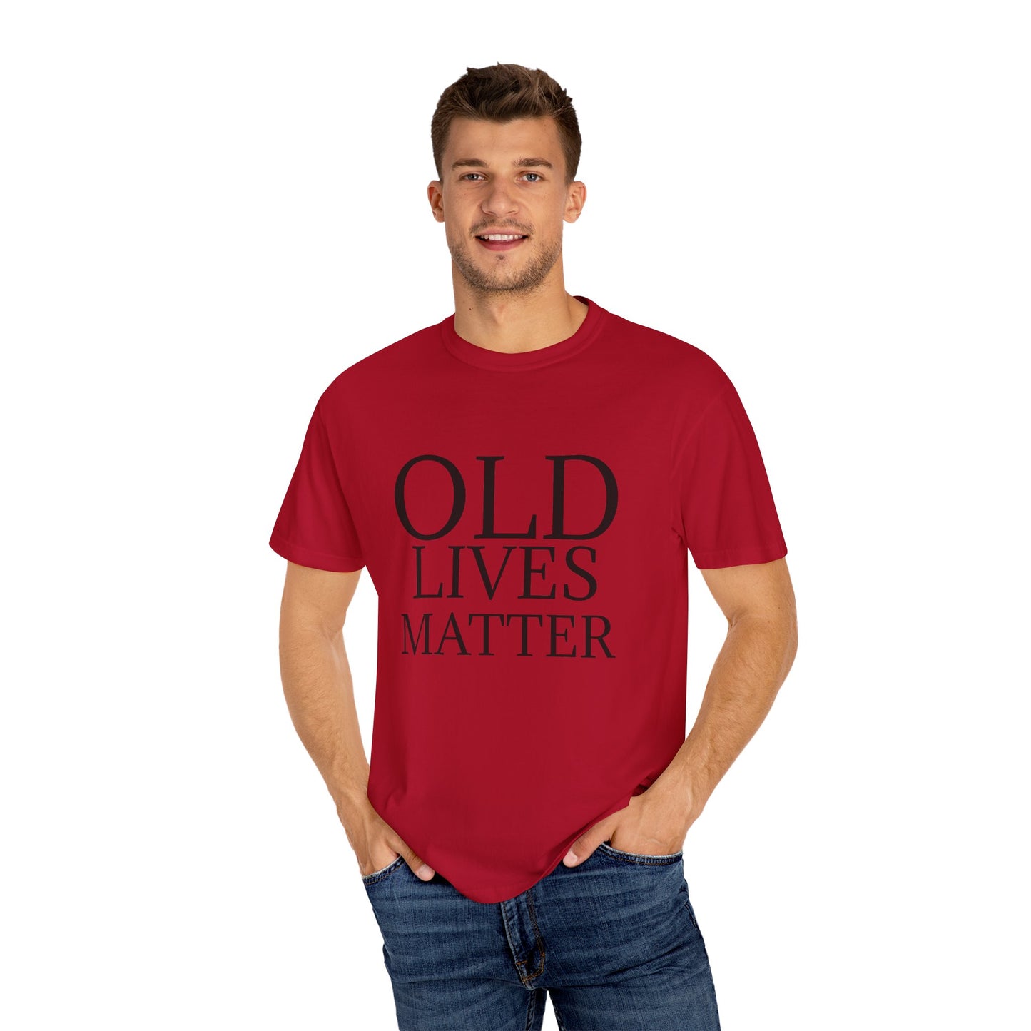 "OLD LIVES MATTER" Unisex Garment-Dyed T-shirt