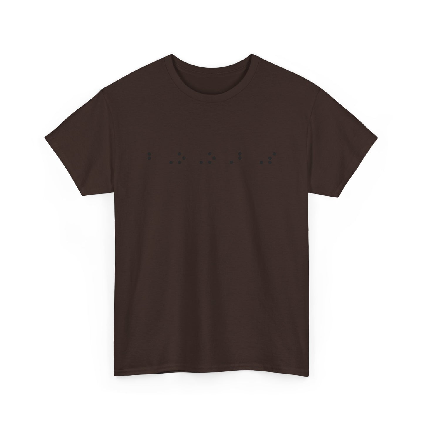 Braille-Inspired Graphic Tee - A Unique Conversation Starter: Big Boobs