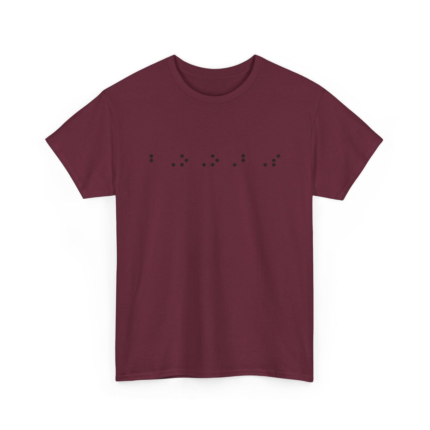 Braille-Inspired Graphic Tee - A Unique Conversation Starter: Big Boobs