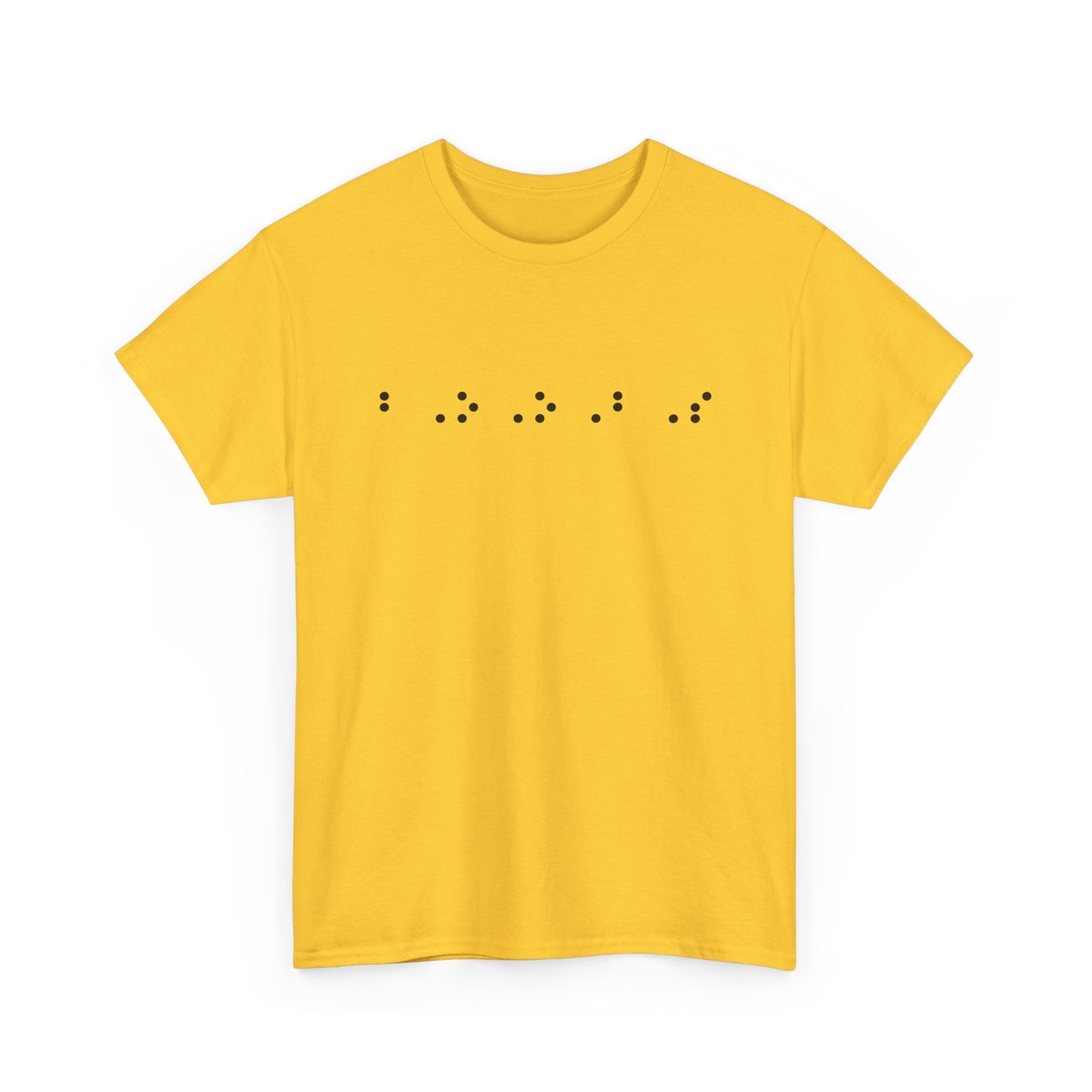 Braille-Inspired Graphic Tee - A Unique Conversation Starter: Big Boobs