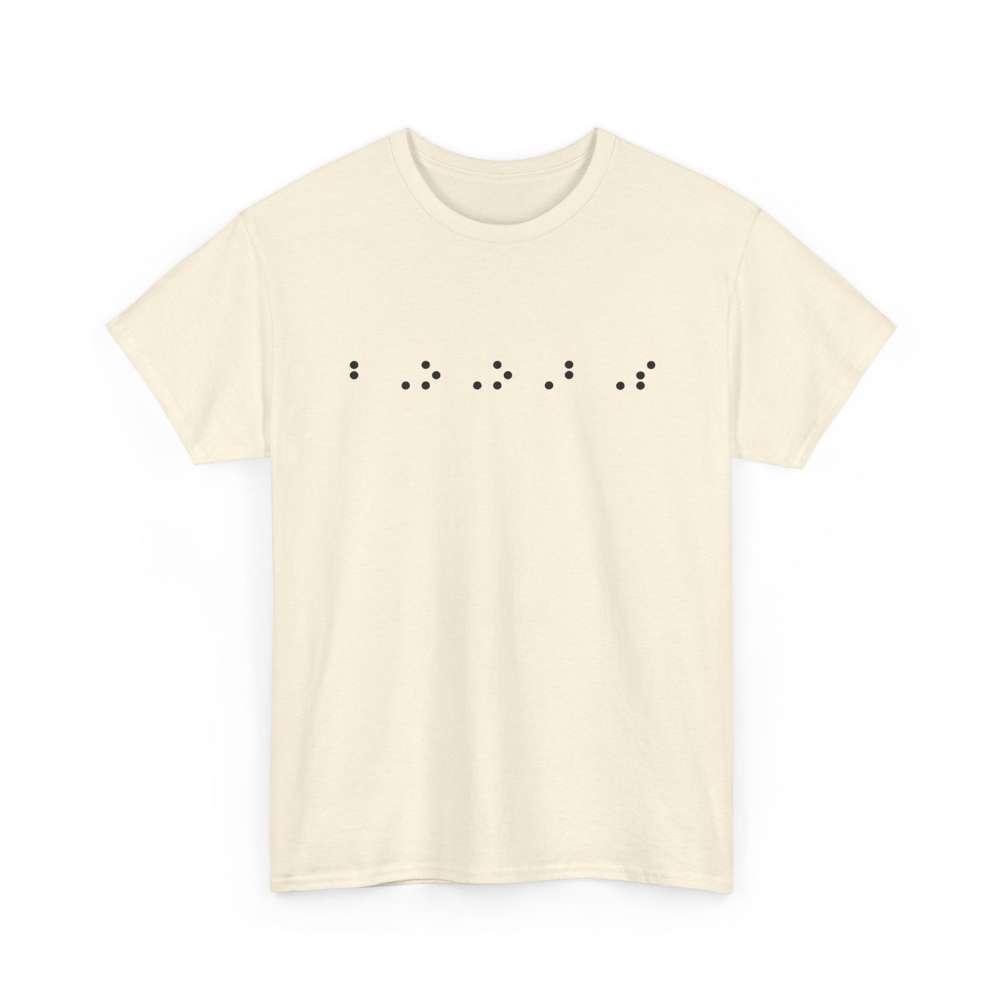 Braille-Inspired Graphic Tee - A Unique Conversation Starter: Big Boobs