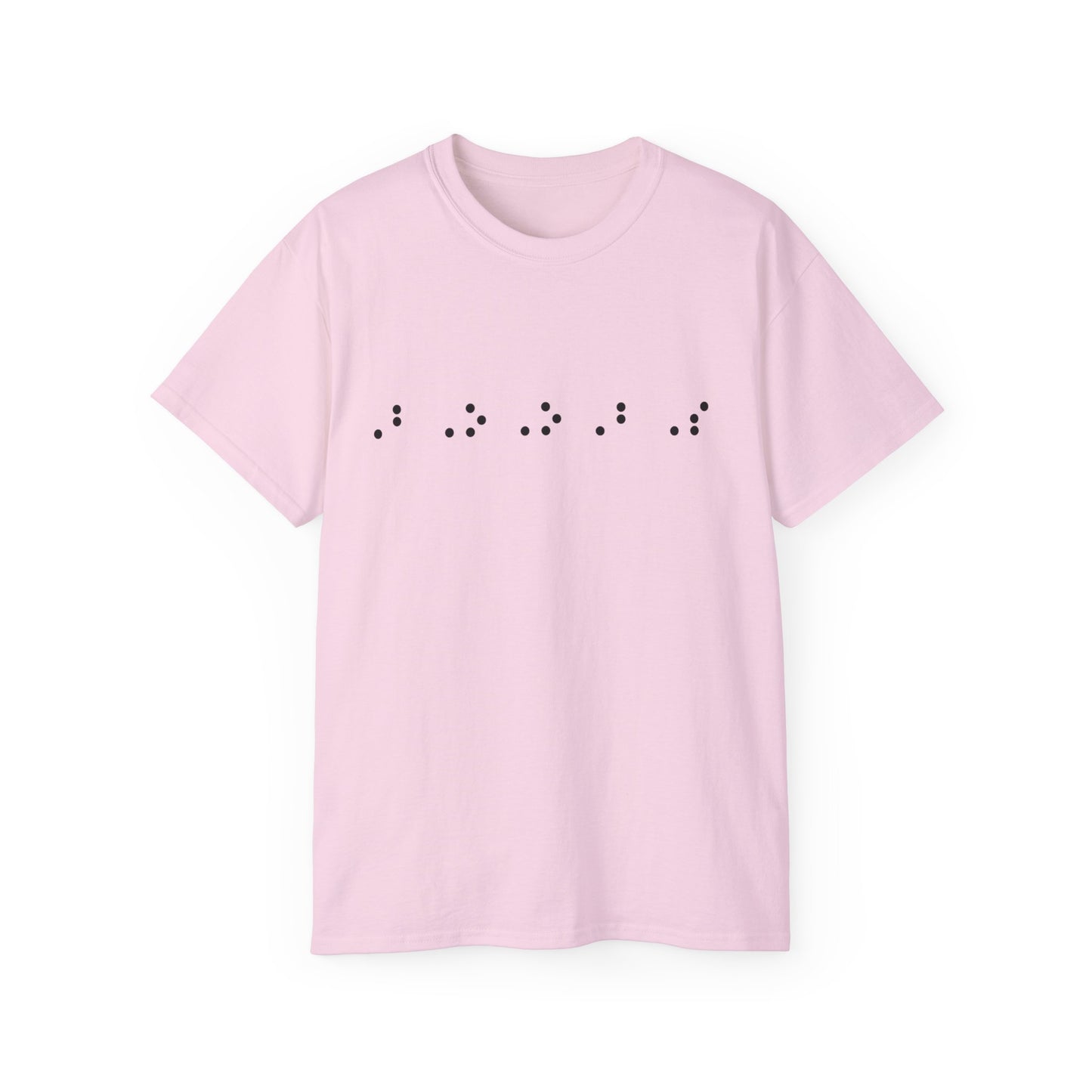 Braille-Inspired Graphic Tee - A Unique Conversation Starter: Big Boobs - Unisex Ultra Cotton Tee