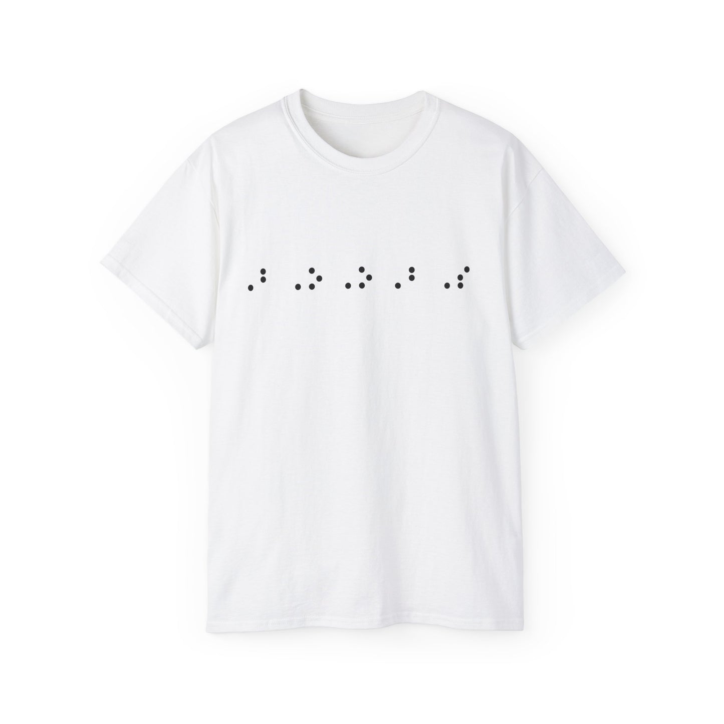 Braille-Inspired Graphic Tee - A Unique Conversation Starter: Big Boobs - Unisex Ultra Cotton Tee