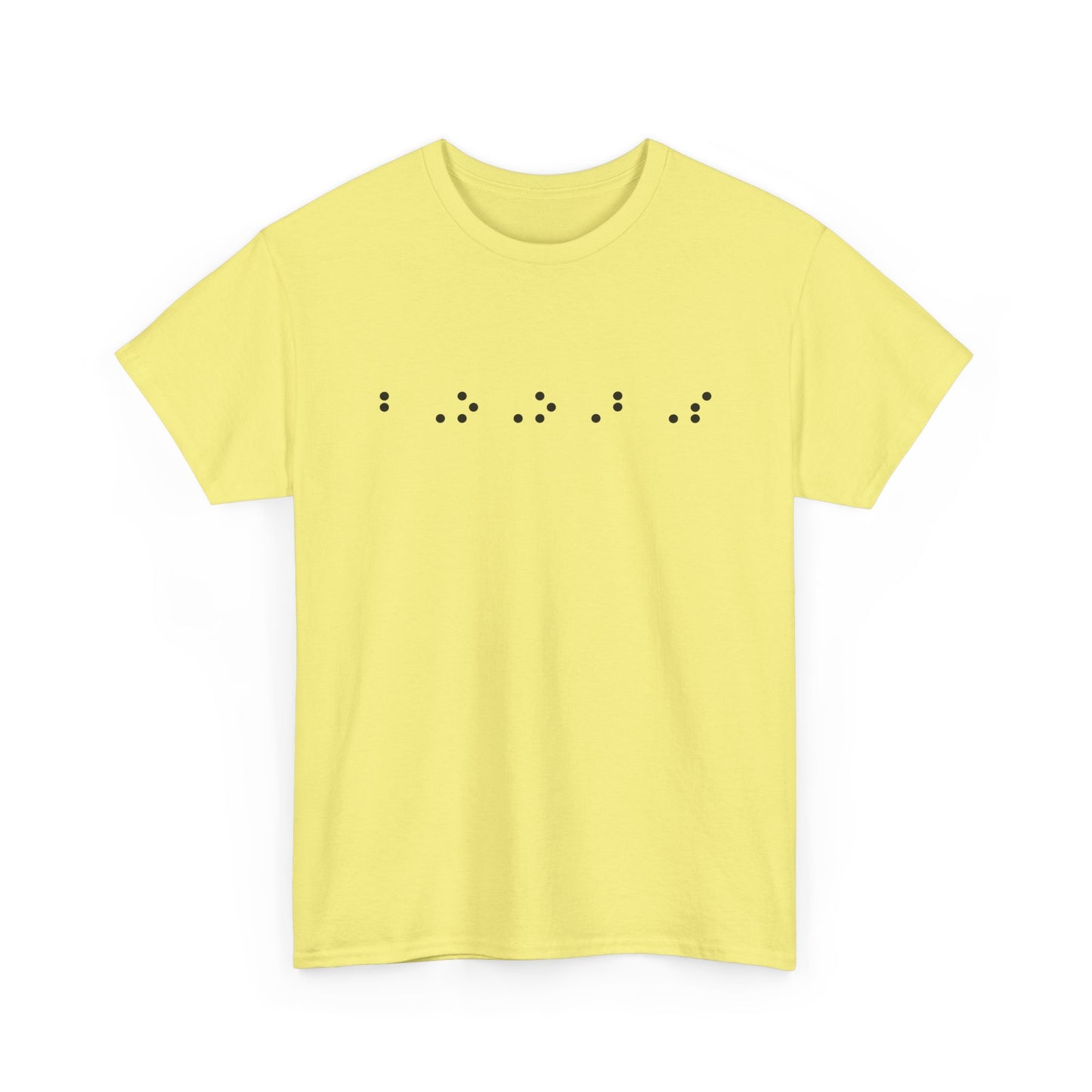 Braille-Inspired Graphic Tee - A Unique Conversation Starter: Big Boobs