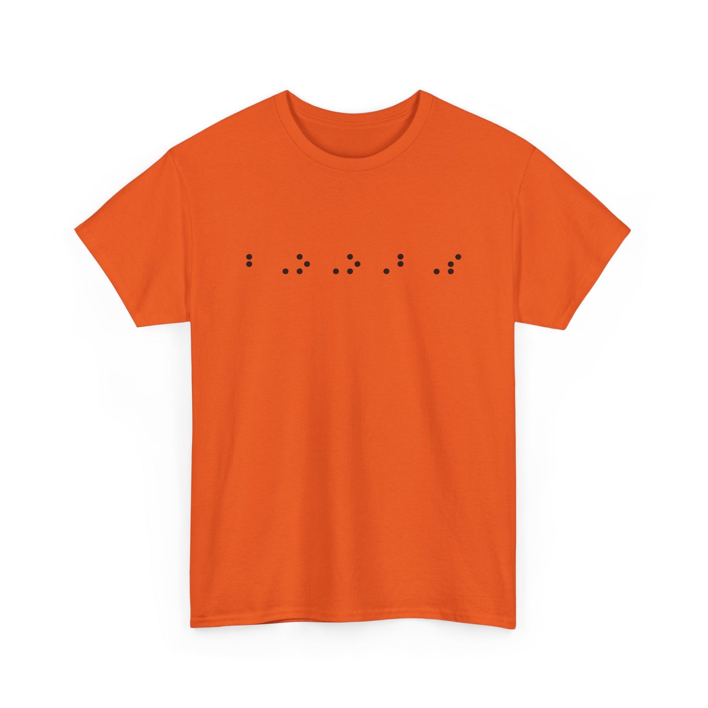 Braille-Inspired Graphic Tee - A Unique Conversation Starter: Big Boobs