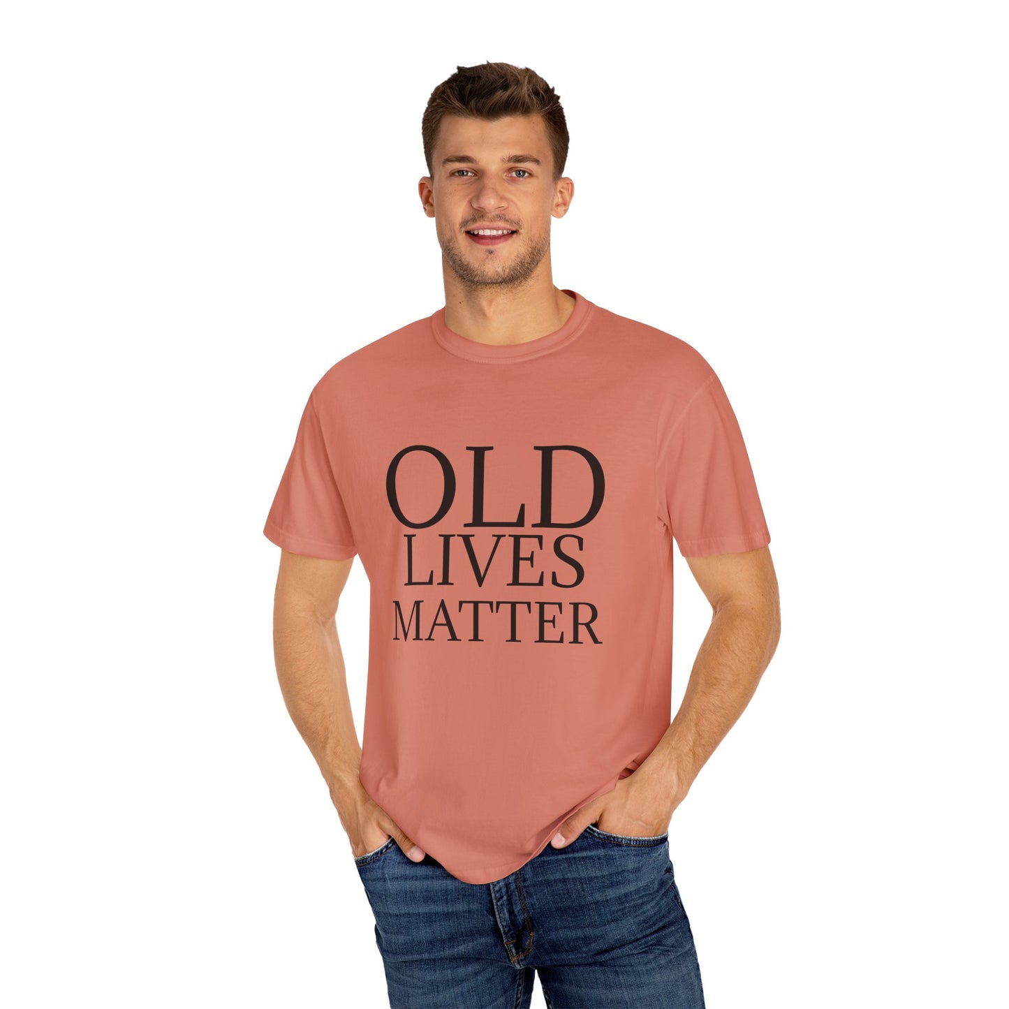 "OLD LIVES MATTER" Unisex Garment-Dyed T-shirt