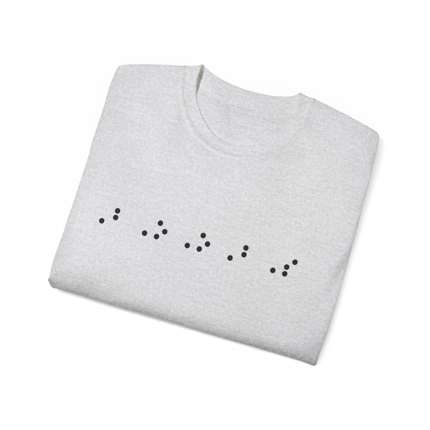 Braille-Inspired Graphic Tee - A Unique Conversation Starter: Big Boobs - Unisex Ultra Cotton Tee