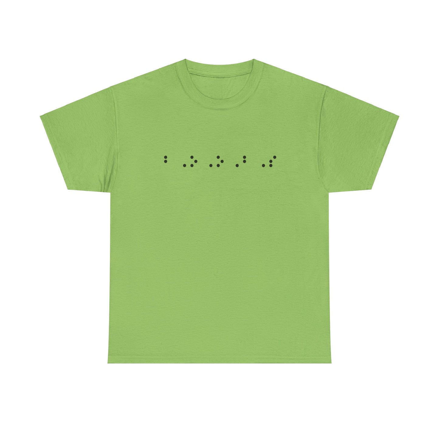 Braille-Inspired Graphic Tee - A Unique Conversation Starter: Big Boobs