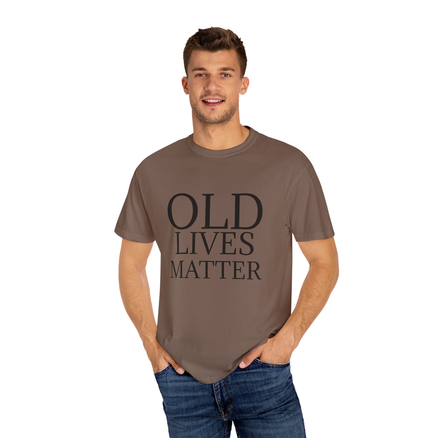 "OLD LIVES MATTER" Unisex Garment-Dyed T-shirt