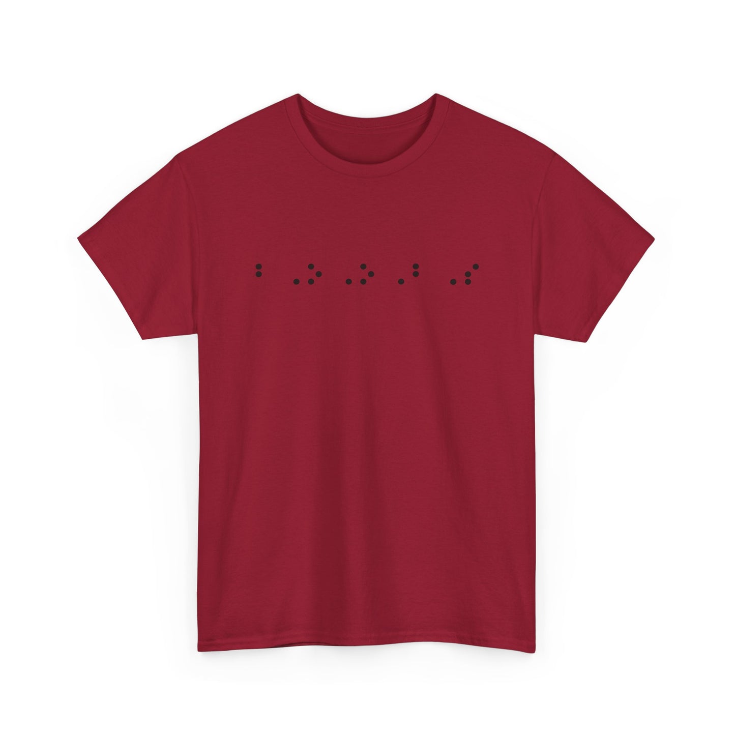 Braille-Inspired Graphic Tee - A Unique Conversation Starter: Big Boobs