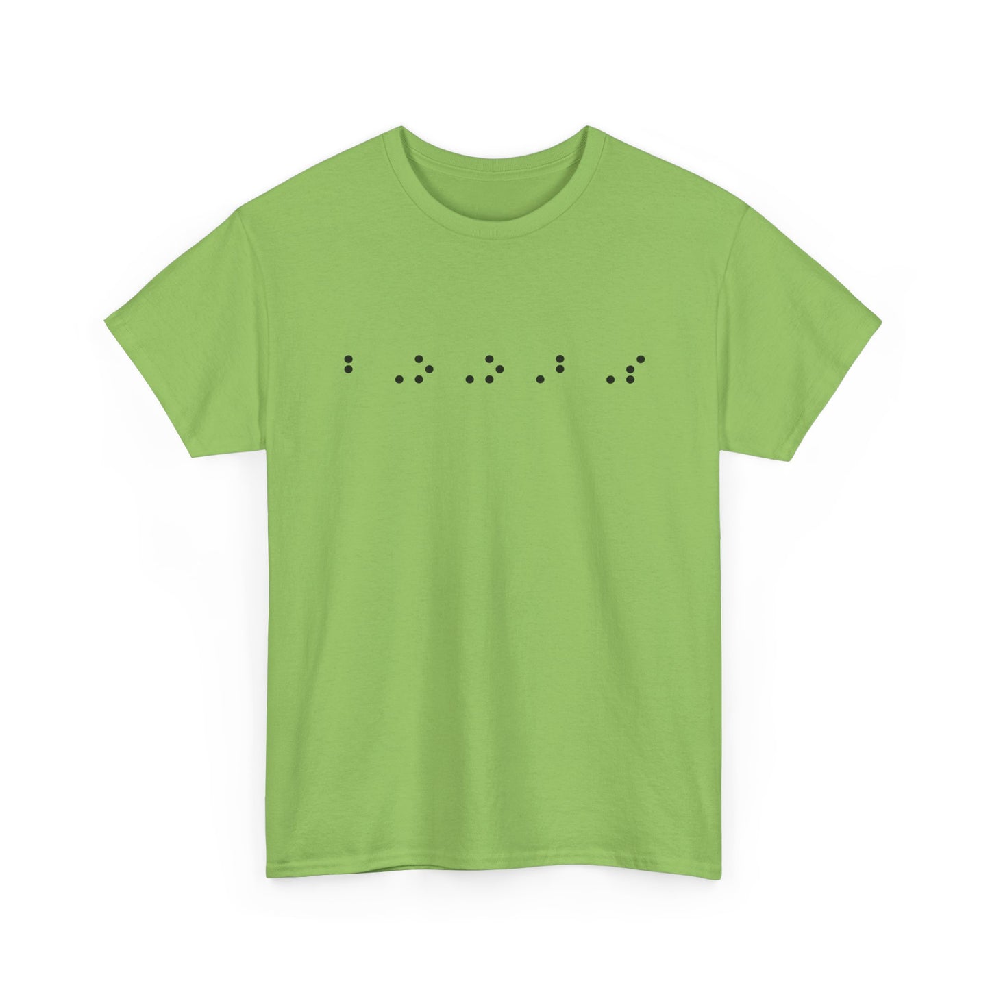 Braille-Inspired Graphic Tee - A Unique Conversation Starter: Big Boobs